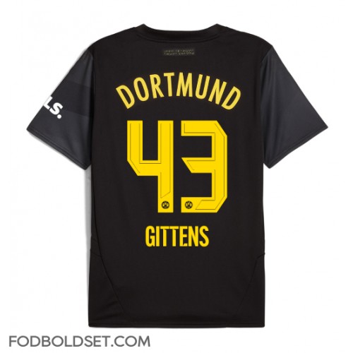 Borussia Dortmund Jamie Bynoe-Gittens #43 Udebanetrøje 2024-25 Kortærmet